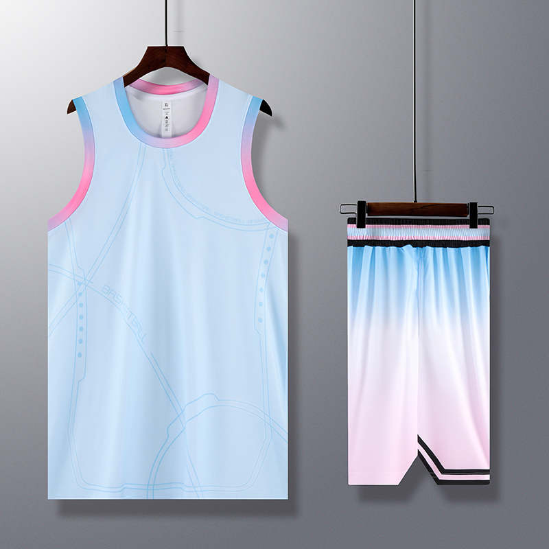 速干耐磨透气训练服篮球服套装童装GB12-A006童装图2