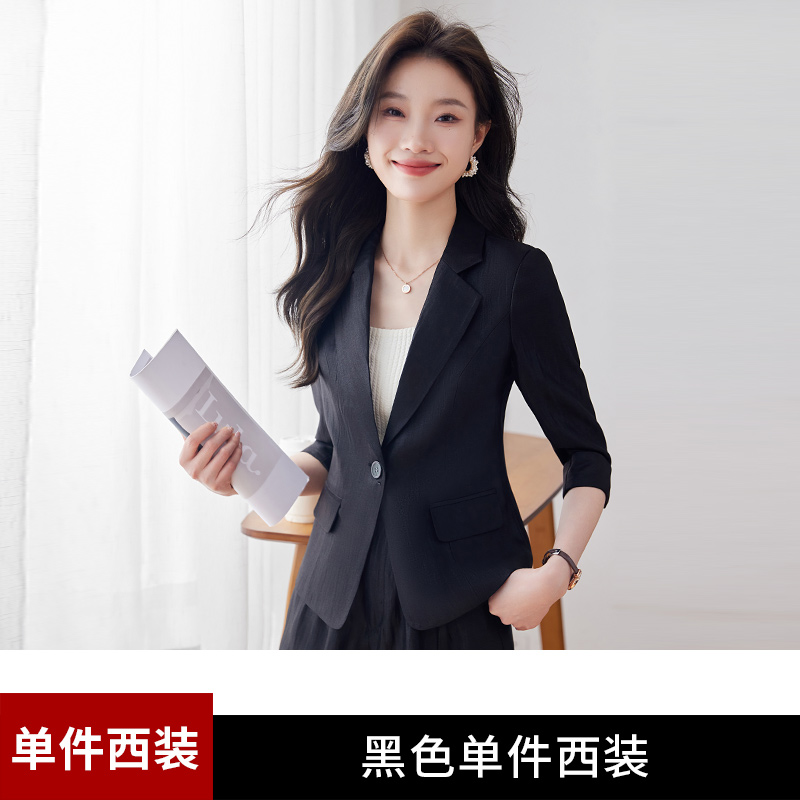 透气吸湿职场通勤西装外套113-8939图3