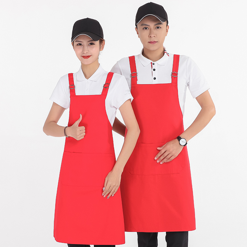 全棉防水挂肩围裙U01-688图2
