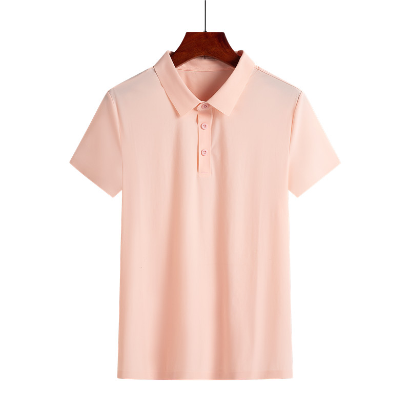 时尚商务纯色翻领短袖POLO衫KF2-WF350女款图3