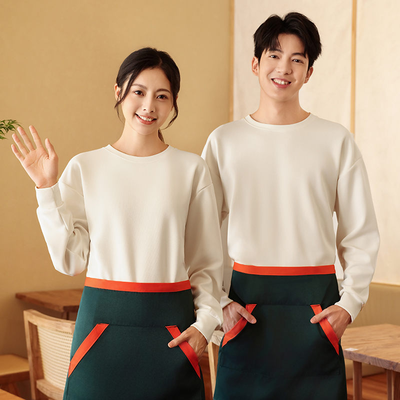 300克纯色宽松圆领卫衣HD5-19008图10