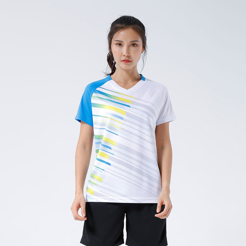 排球比赛短袖训练服上衣女款176-824图4