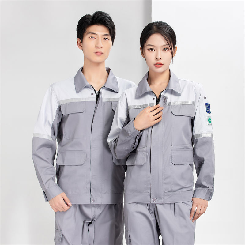 夏季网格防静电长袖工作服上衣H22-23622图8