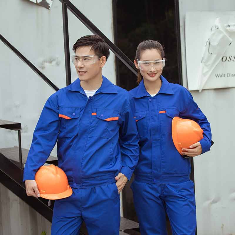 结实耐磨不起球长袖工装上衣M04-8017上衣图3