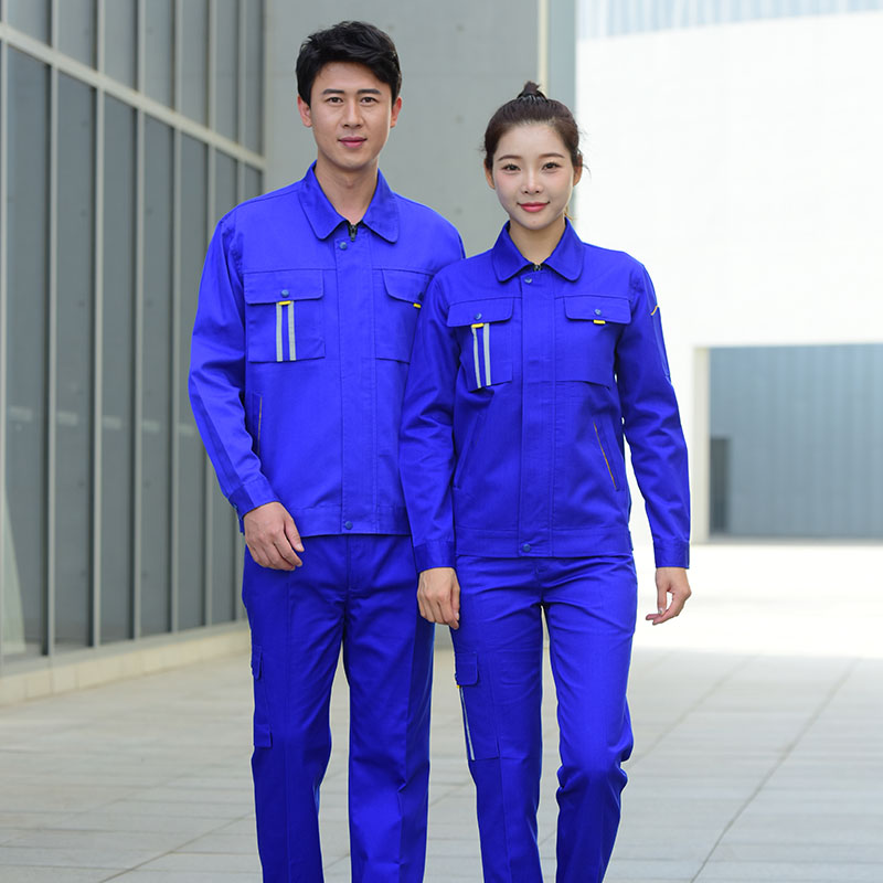 新品涤棉新国标防静电工作服J01-2316套装图2