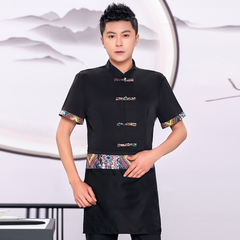 民族风服务员工作服上衣+围裙H19-L011图5