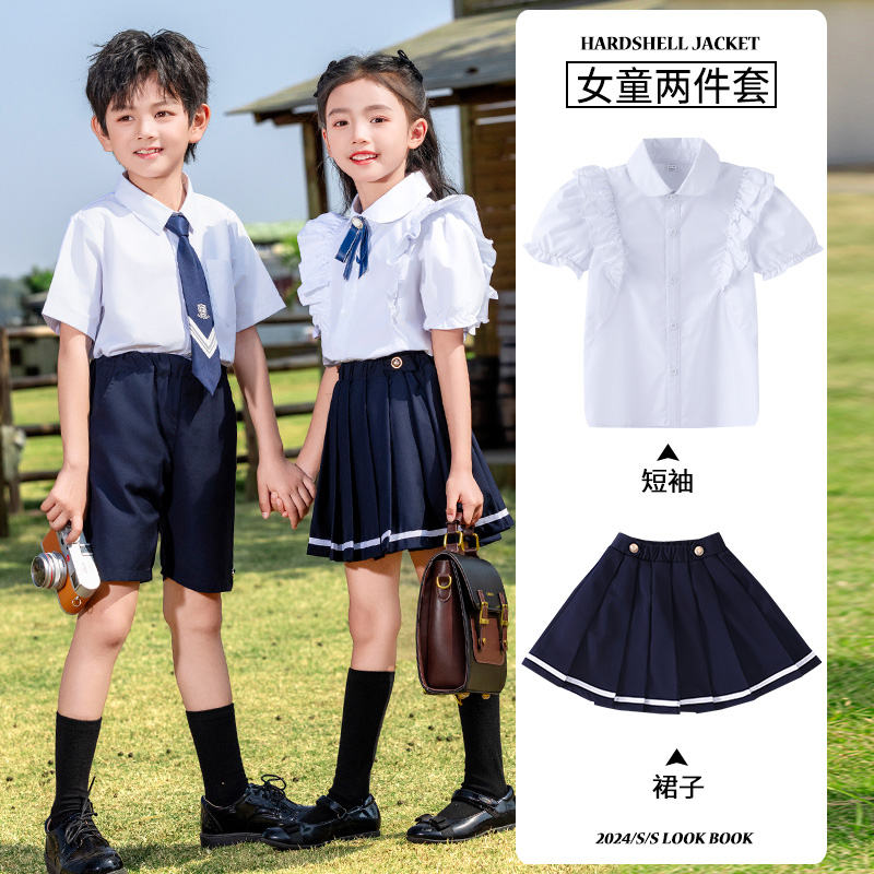 亲肤透气舒适学院风校服套装894-6403-1-2图2