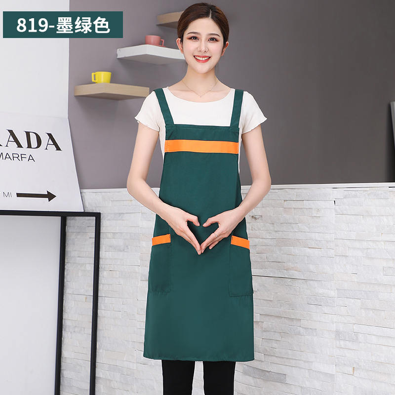 工装呢防污H背带挂肩围裙HD1-819图7