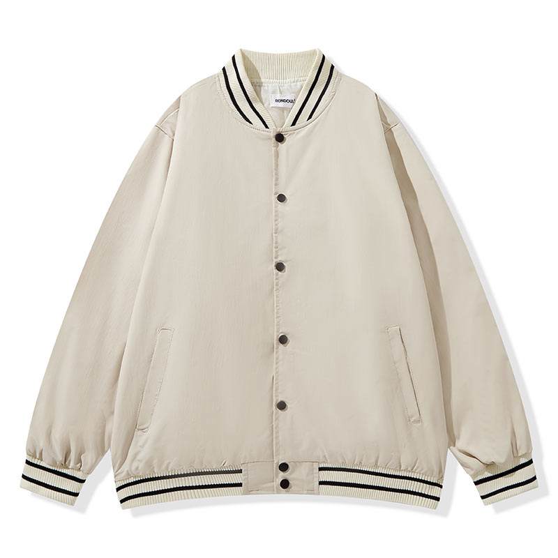 情侣款落肩潮牌宽松棒球服外套通款GT4-D703图4