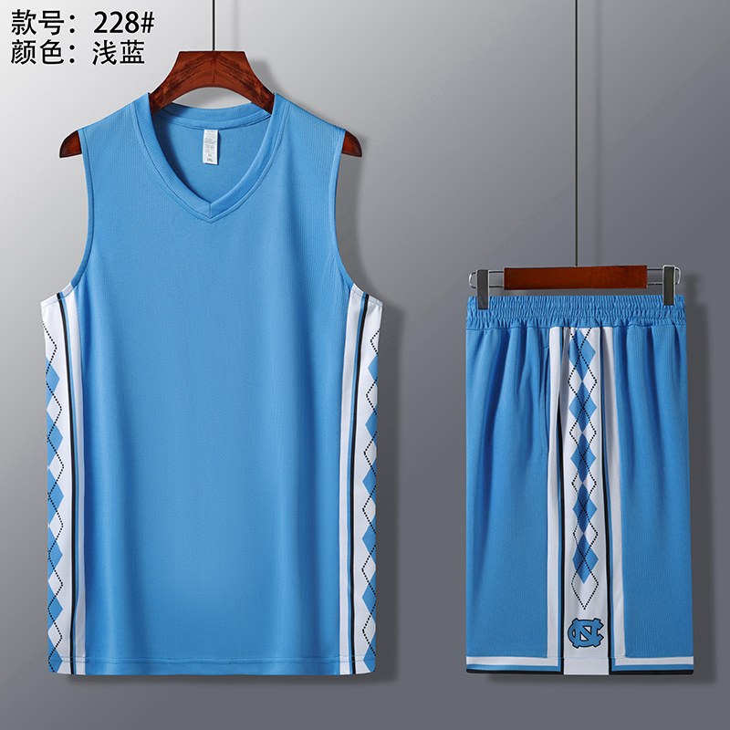 团队服比赛透气速干套装篮球服GY1-228成人图2