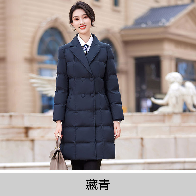 秋冬羽绒棉保暖棉衣中长款女款DY7-2319女款图3