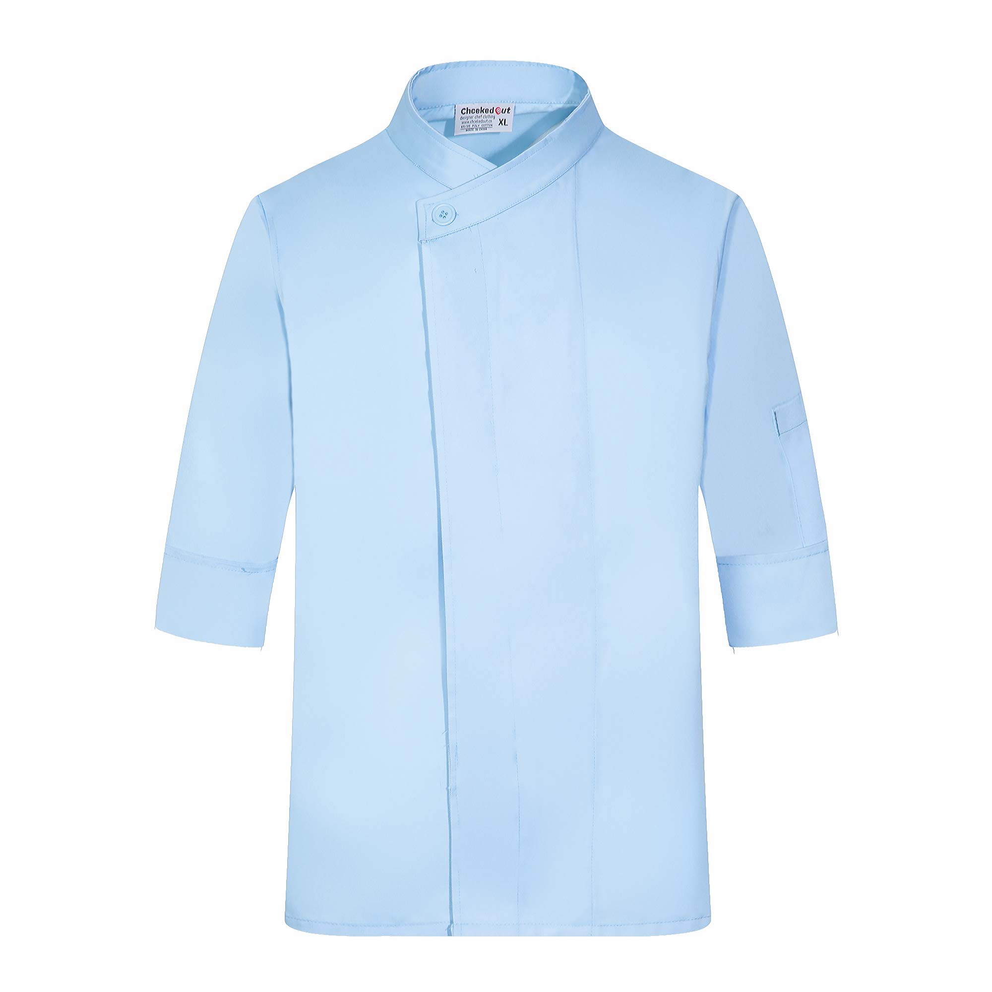 一粒扣七分袖长袖厨师服H02-23661图3