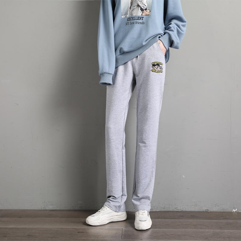 弹力运动裤女休闲卫裤直筒裤女款G32-CR006图4