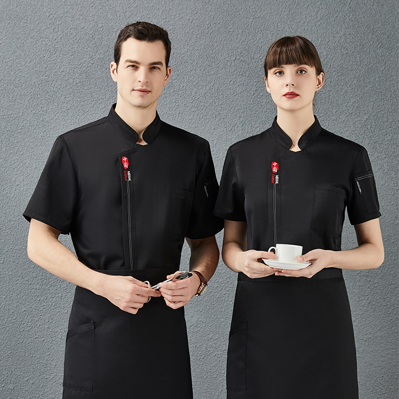 舒乐呢中国美食短袖厨师服上衣H01-2021-31图2