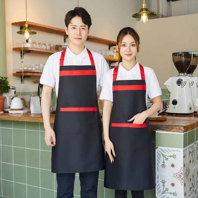 挂脖工装呢围裙HD1-2303 图2