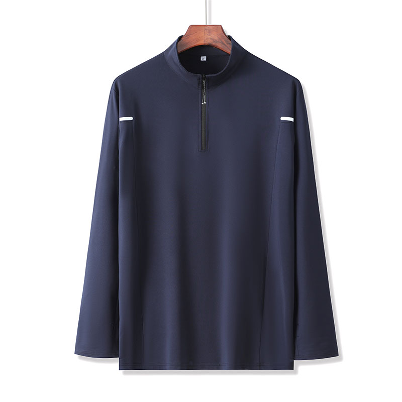 运动速干纯色长袖训练服GB11-A8图3