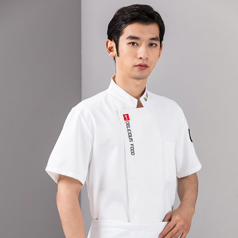 品味厨短袖酒店厨师服上衣H01-2022-24图5