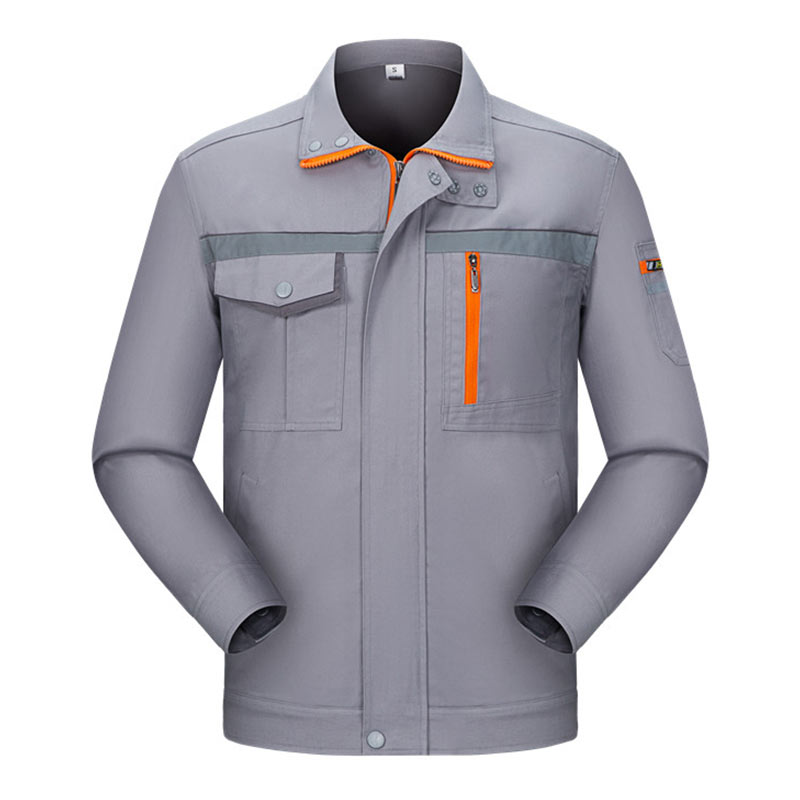 春秋长袖耐磨涤棉工作服套装H28-130图4