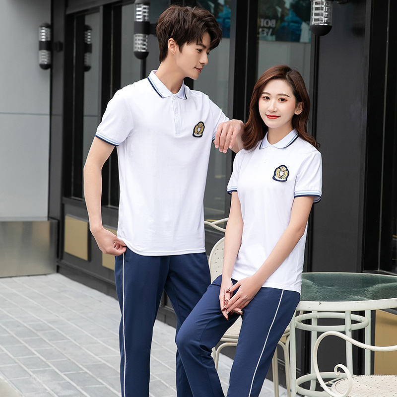 夏季徽章运动短袖校服班服KI2-2102上衣图3