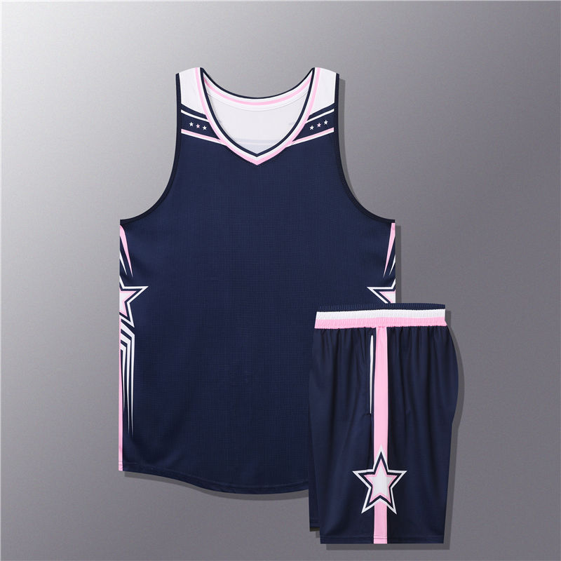 美式提花涤纶篮球服套装176-L065图9