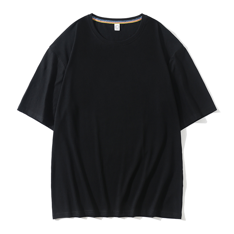 190G40支奥代尔落肩圆领短袖T恤SLS-A002图3