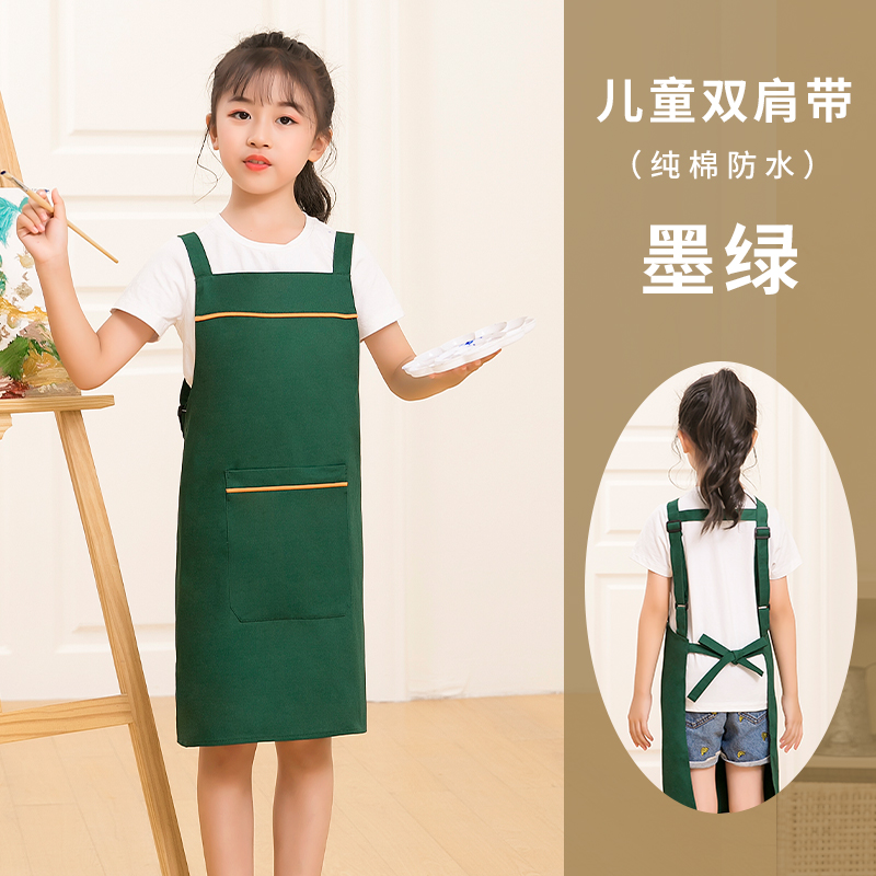 全棉防水儿童围裙U01-C08图6