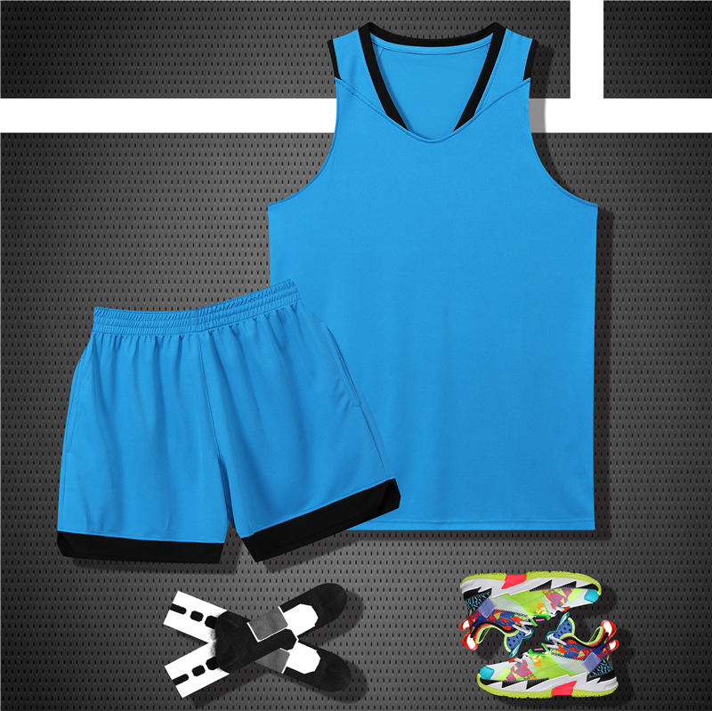 比赛速干运动篮球服套装YA-8607图4