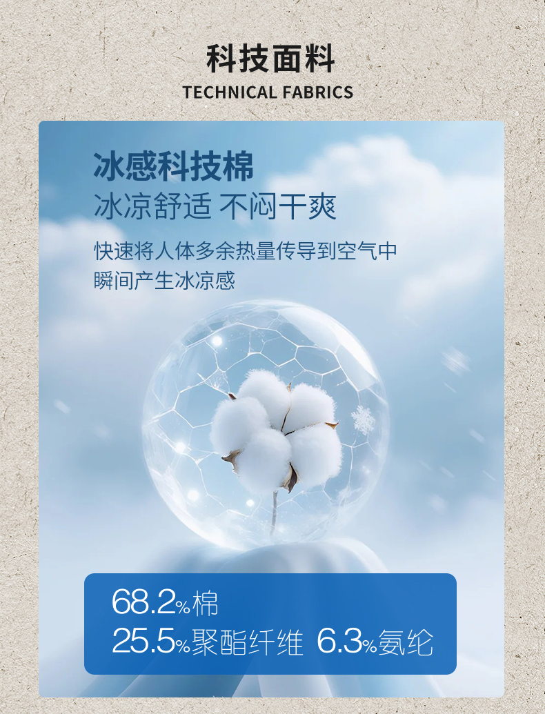 220g40支双侧拉条拼片圆领短袖8618